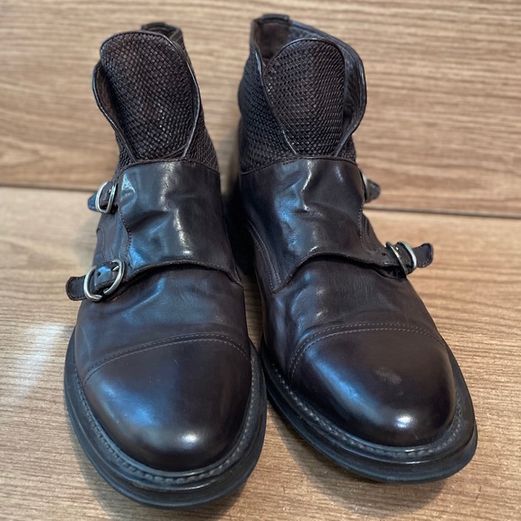 NWOB FRATELLI ROSSETTI, RARE Italian Chocolate Leather Ankle BOOT, SIZE 11 - Picture 6 of 11